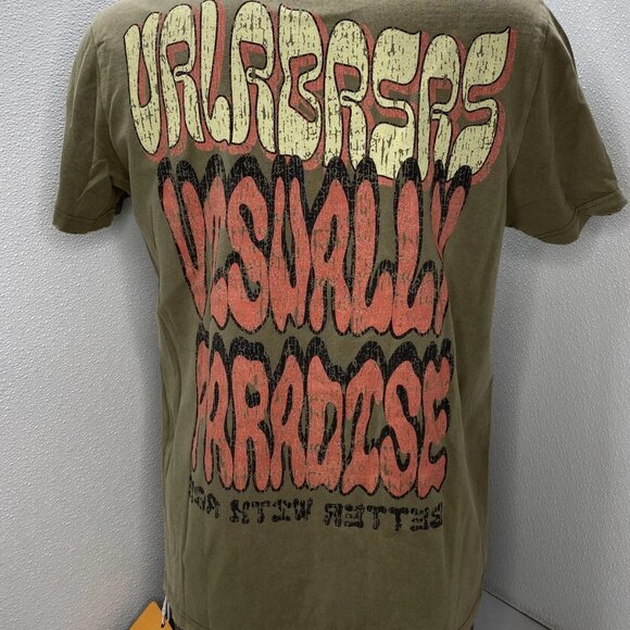 Valabasas Men's "V Paradise" Graphic T-Shirt Vintage Grey Size M | Short Sleeve - Picture 9 of 12